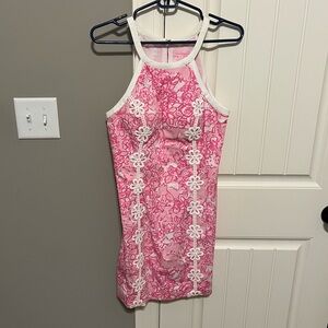 Lily Pulitzer pink shift dress size 4
